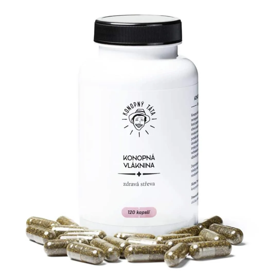 Hemp Fiber by Konopný Táta 120 Capsules