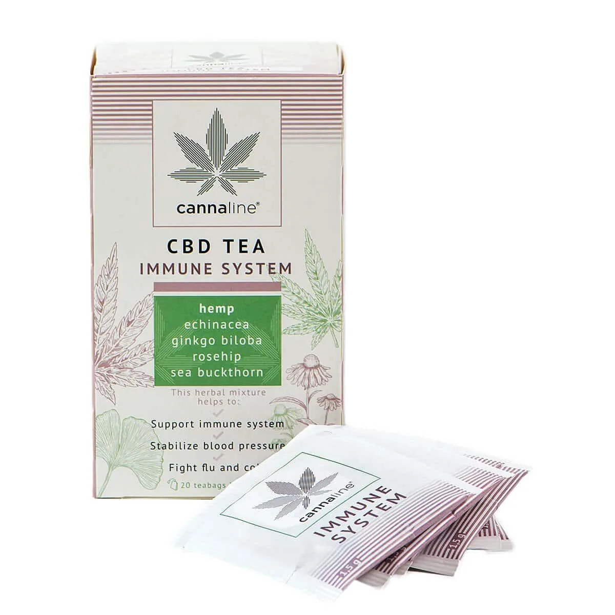 Immunity CBD tea cannaline 30g