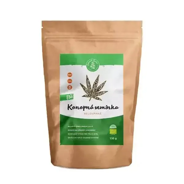 Hemp seeds unshelled Zelená Země 150g