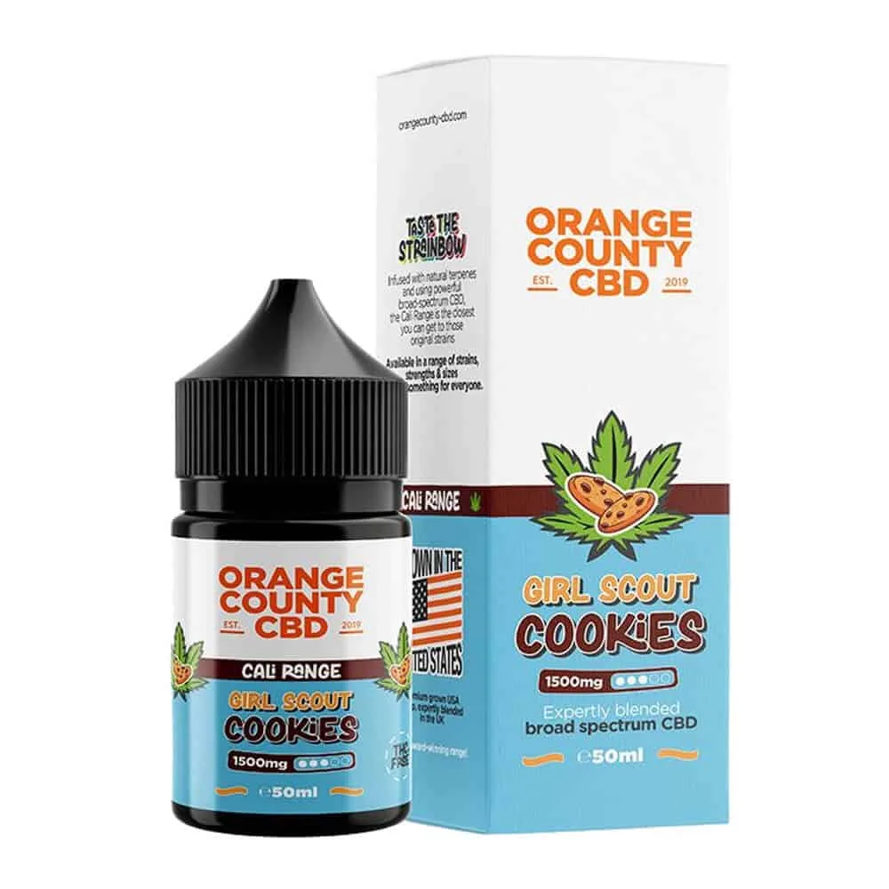 Girl Scout Cookies CBD liquid Orange County