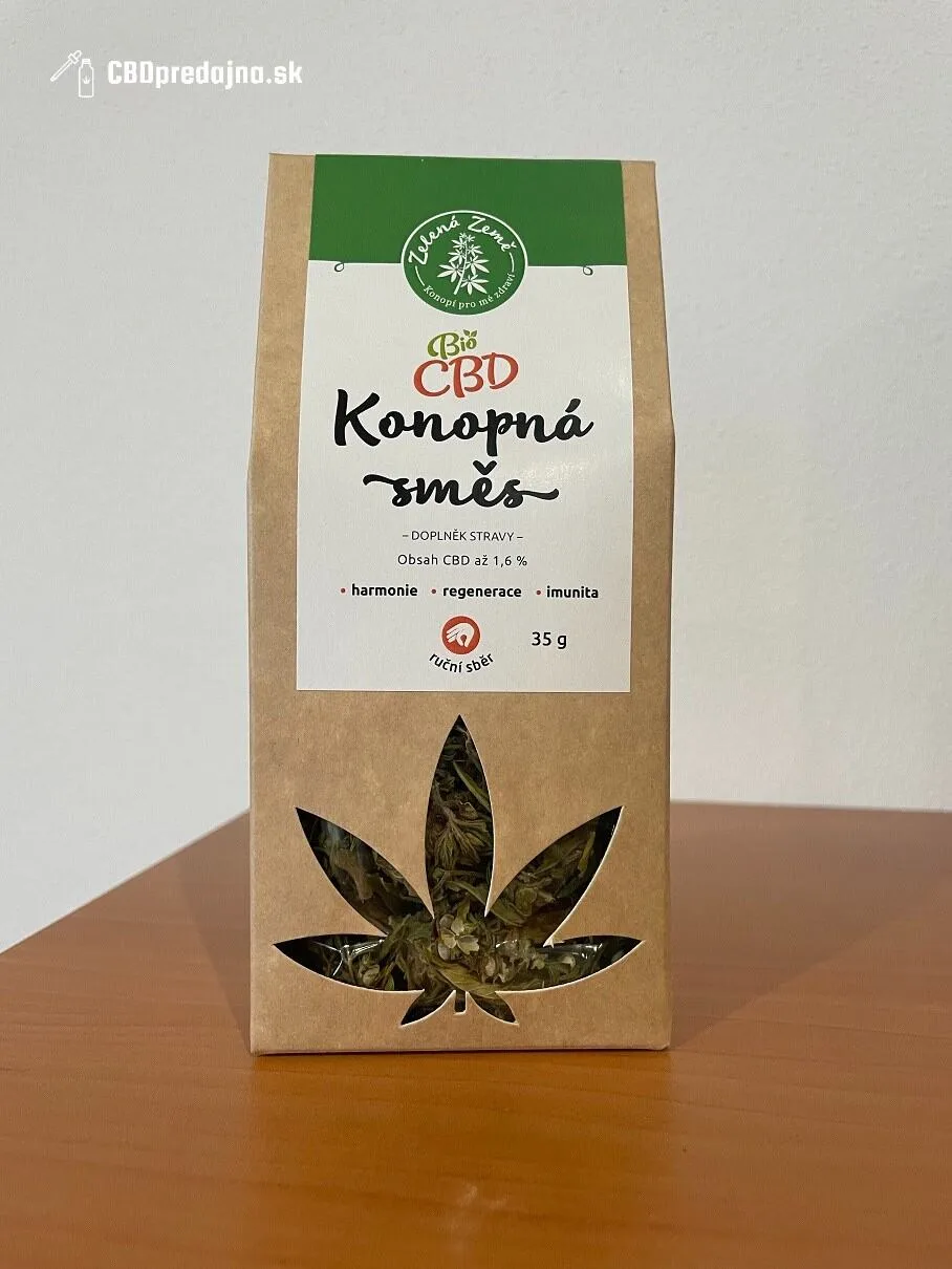 CBD tea Zelená Země 1.6% 35g