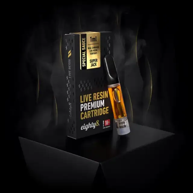 Super Jack LIVE RESIN cartridge eighty8 1ml