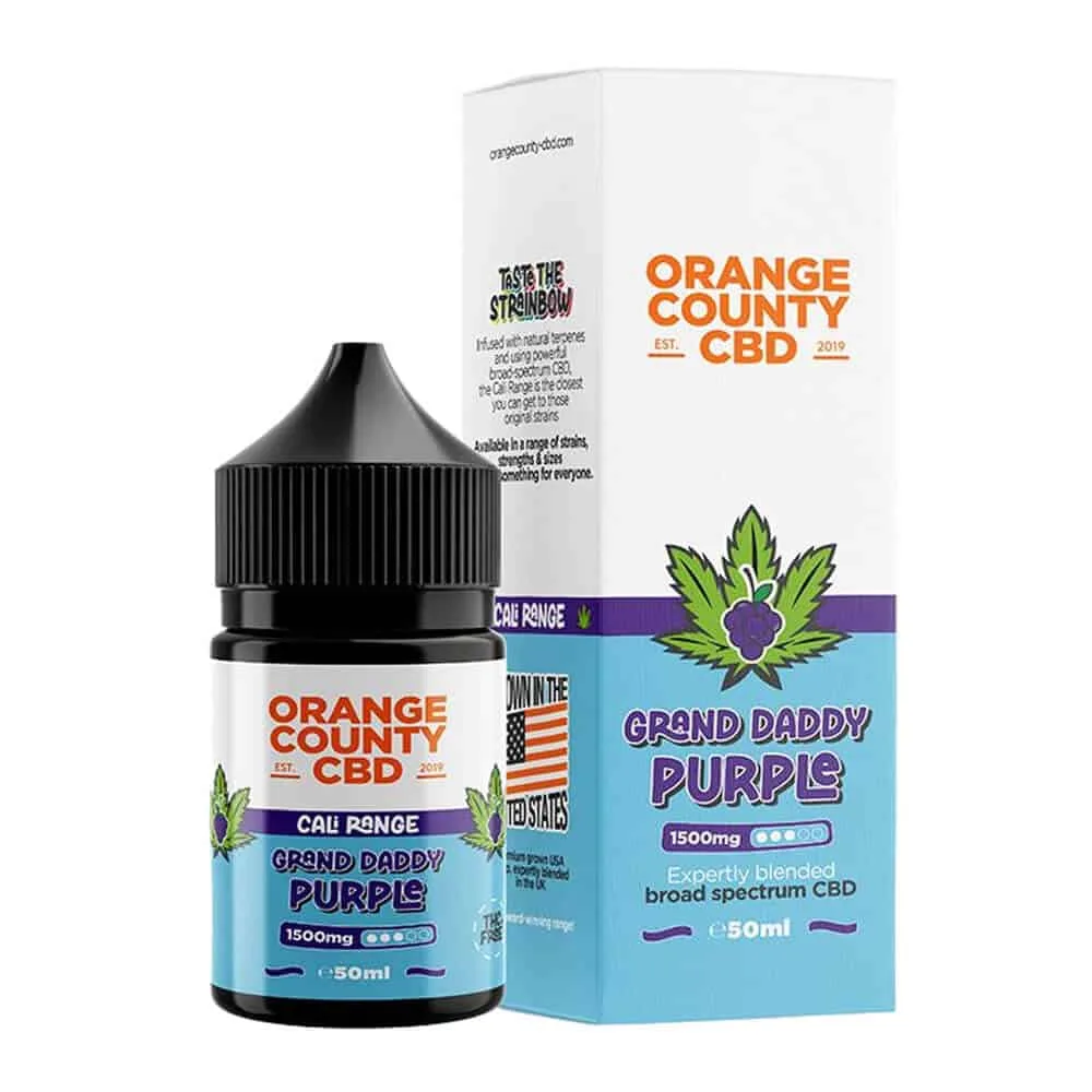 Grand Daddy Purple CBD liquid Orange County