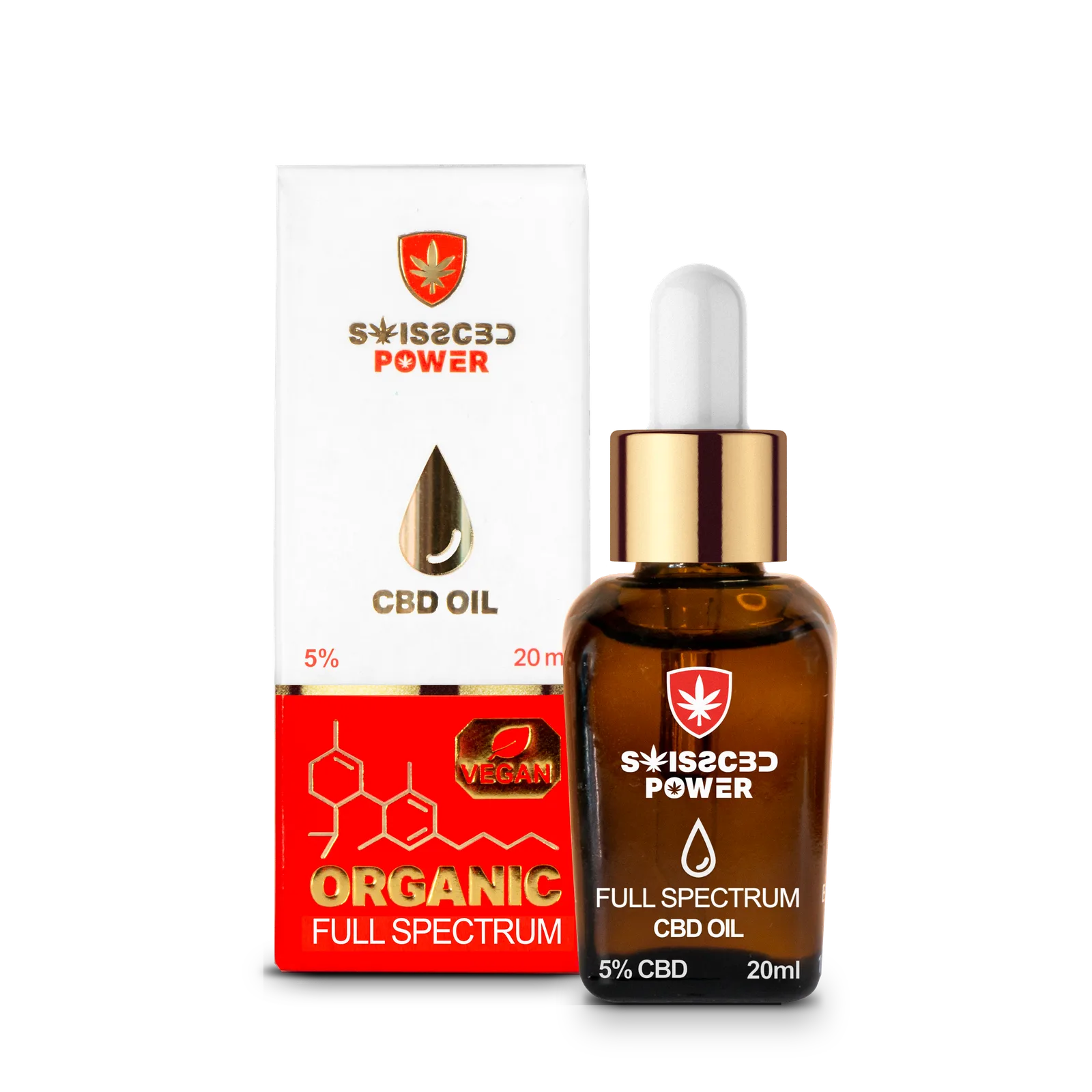 SWISS CBD POWER oil (drops) Full Spectrum 20ml