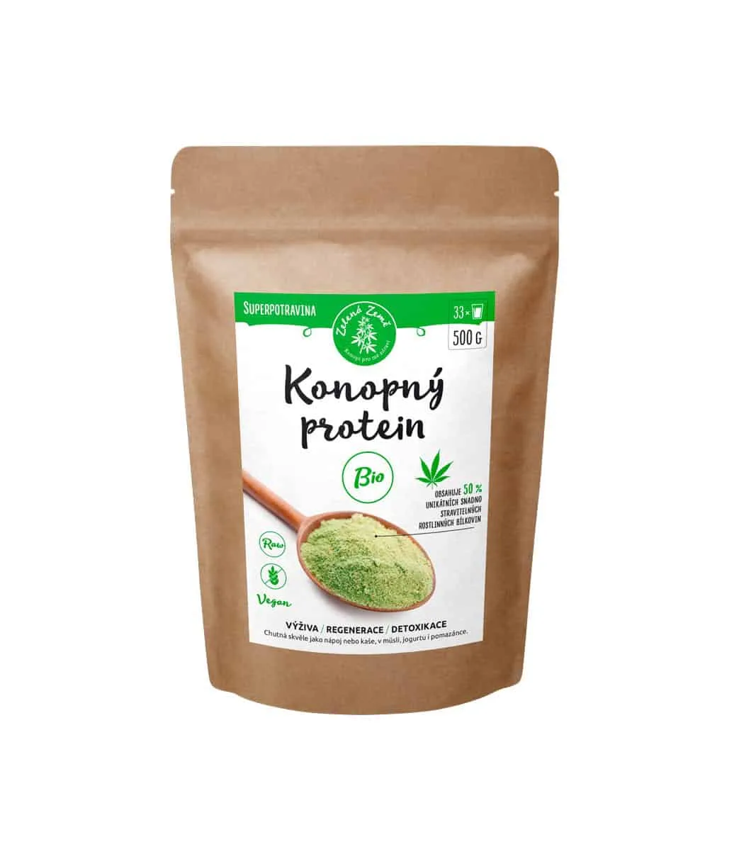Hemp protein Zelená Země