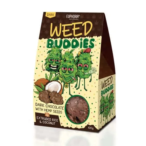 Weed Buddies EUPHORIA dark chocolate 100g