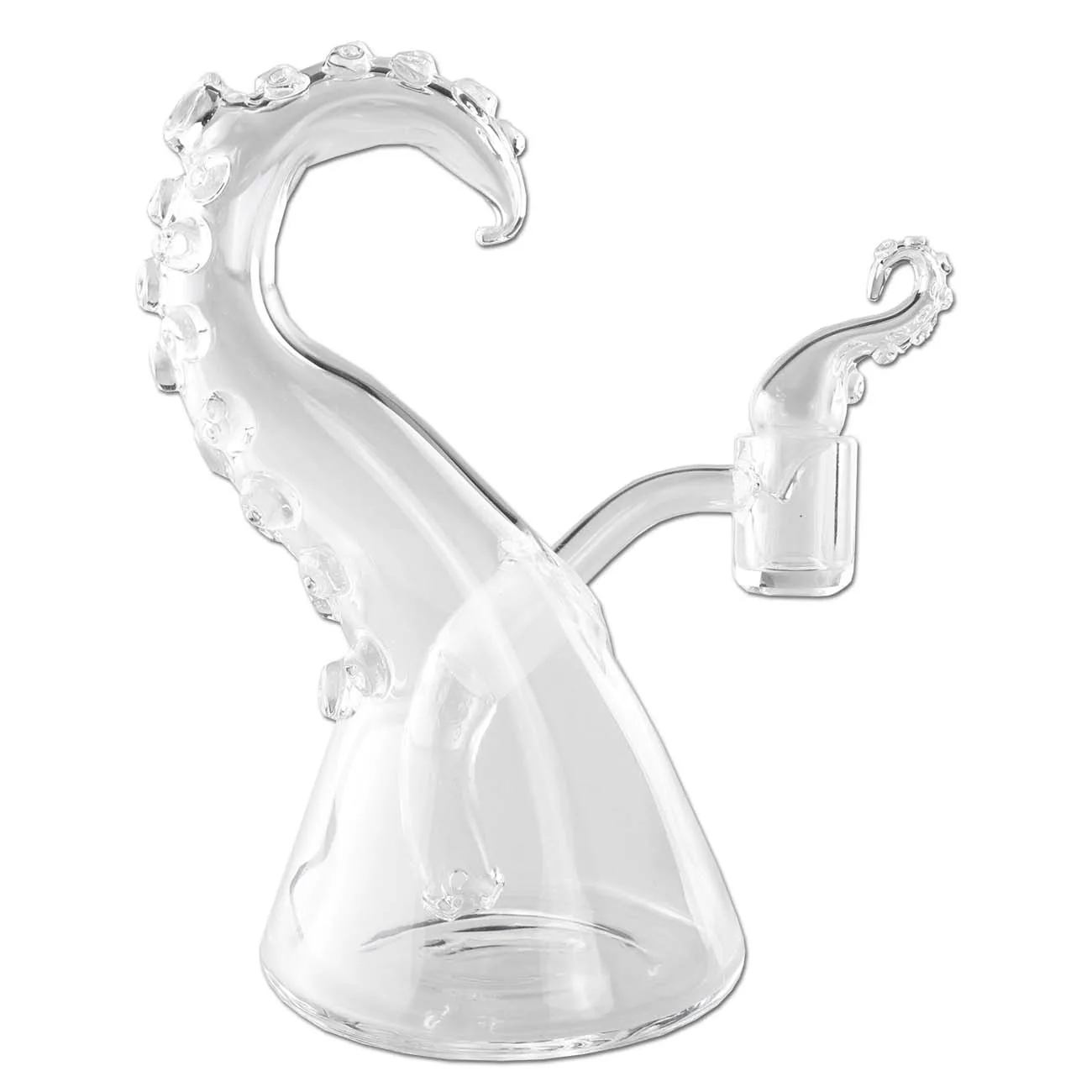 Oil Bong Tentacle Adapter Clear 17 cm