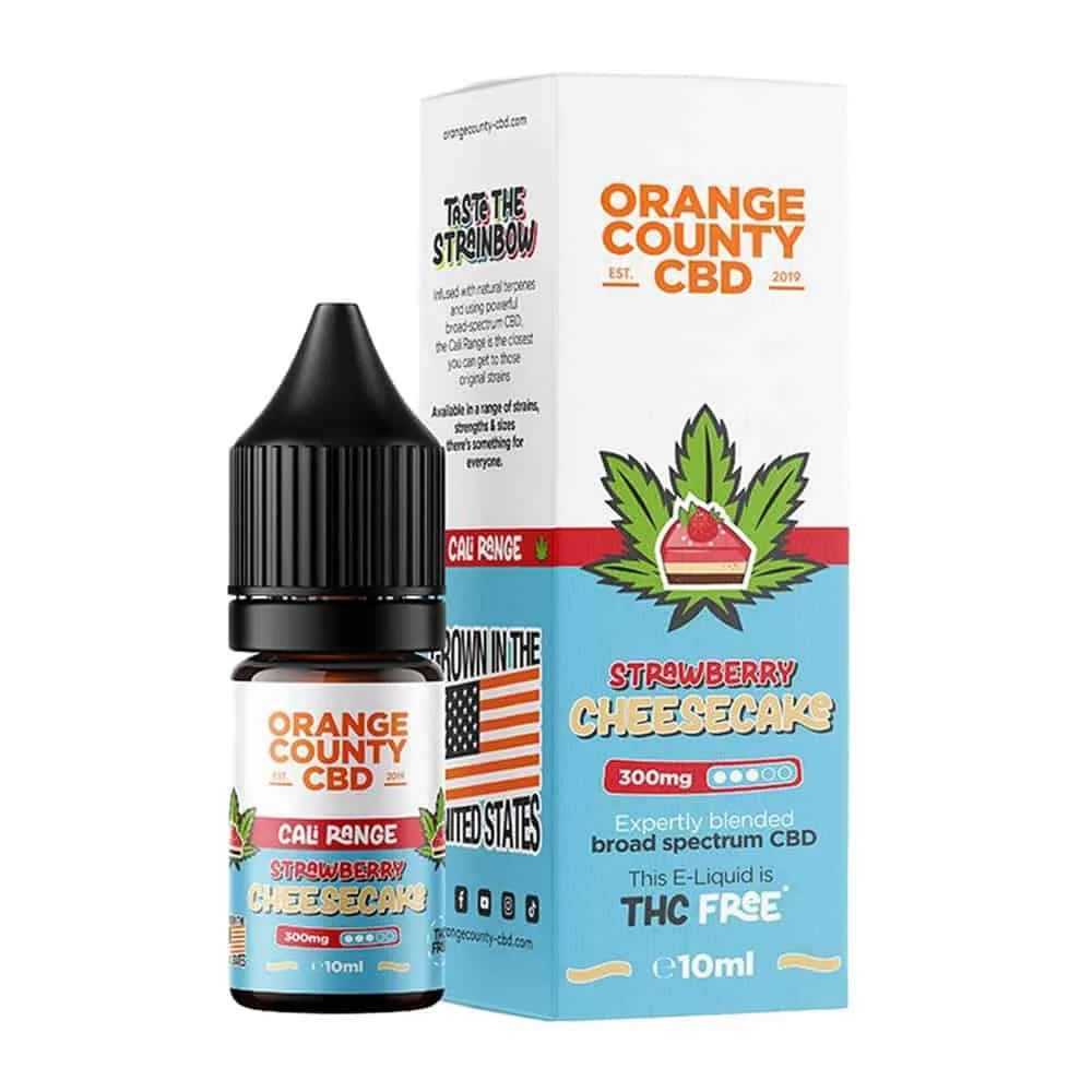 Strawberry Cheesecake CBD liquid Orange County
