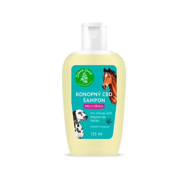 CBD shampoo for animals Zelená Země 125ml