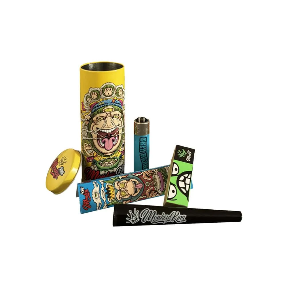Monkey King Set – Lighter, Rolling Papers, Filters & Holder