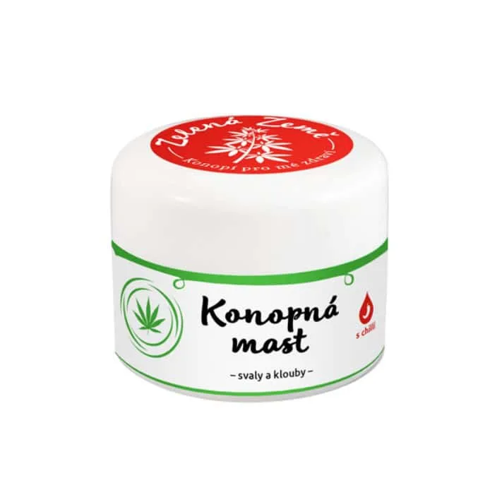 Hemp ointment for muscles and joints Zelená Země 12ml
