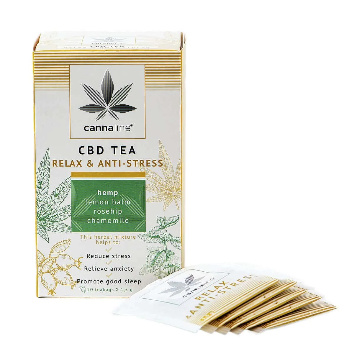 Relax CBD tea cannaline 30g
