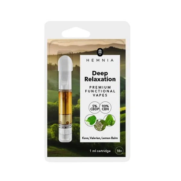 Deep Relaxation cartridge HEMNIA 5% CBDP + 90% CBN 1ml