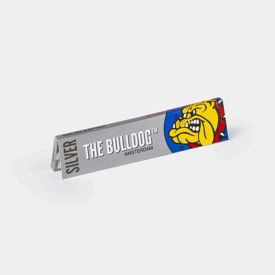 Original silver rolling papers The Bulldog King Size