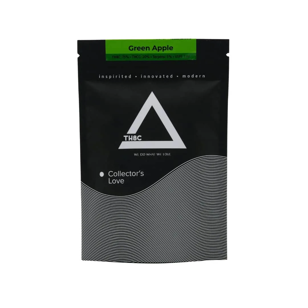 Green Apple TH8C + THCC vape pen 3ml by CBDpredajňa