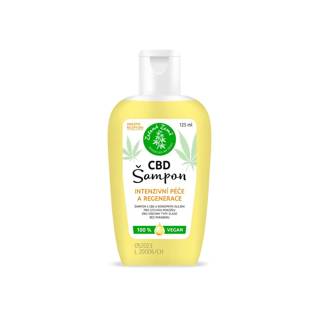 CBD shampoo Zelená Země 125ml