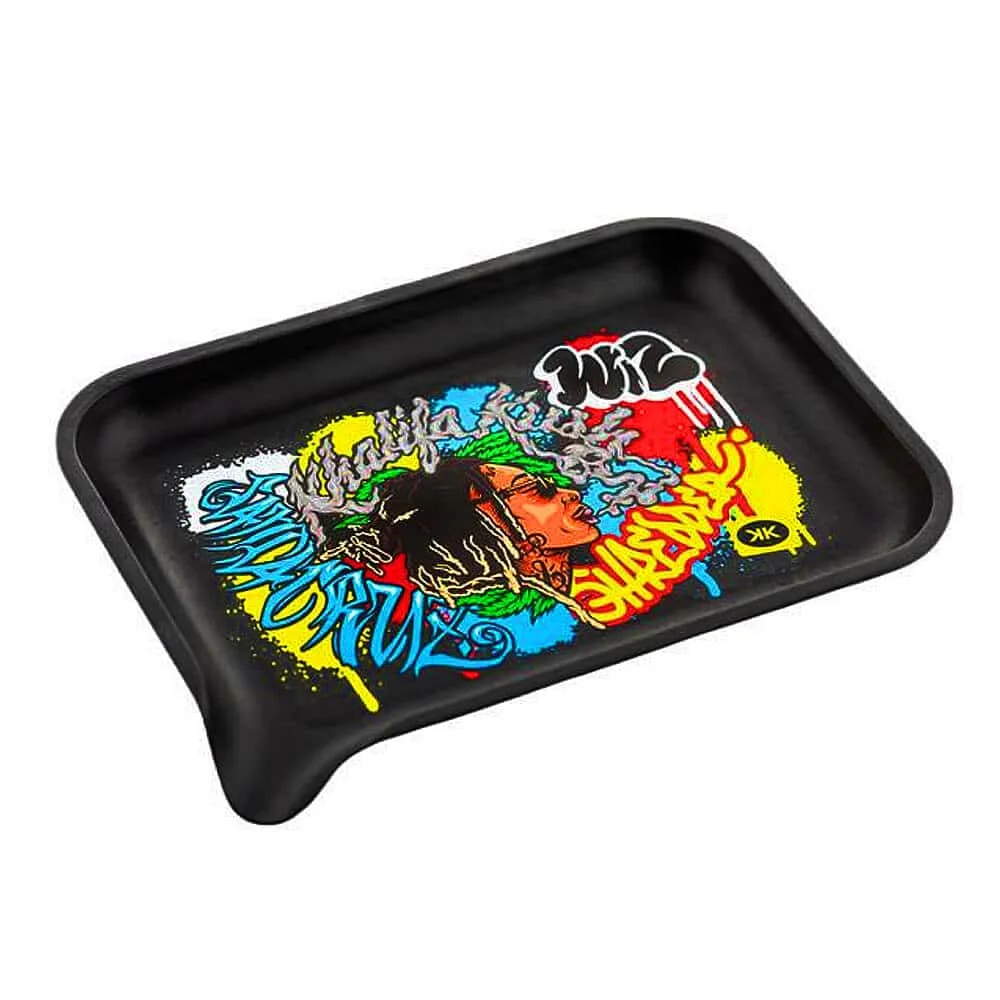 Wiz Khalifa rolling tray Santa Cruz 14x19cm