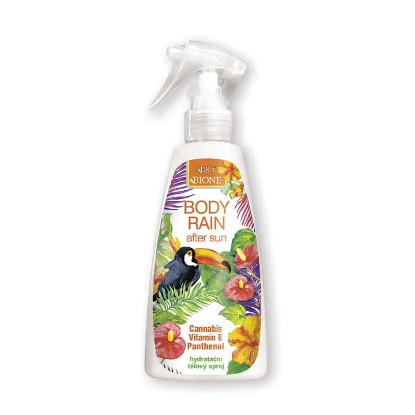 Hemp after-sun spray BODY RAIN Bione 260ml