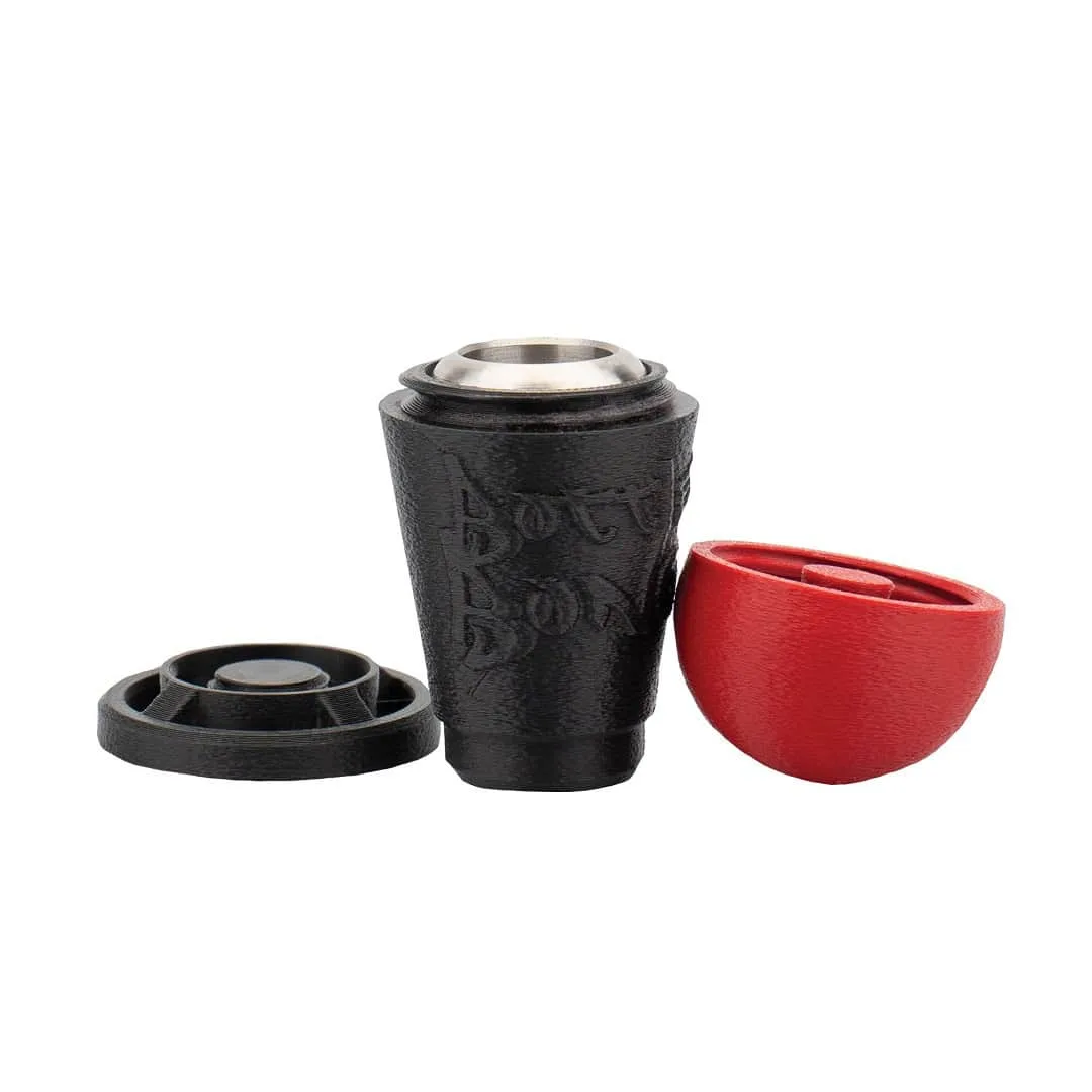 Stainless steel bong bowl with a case