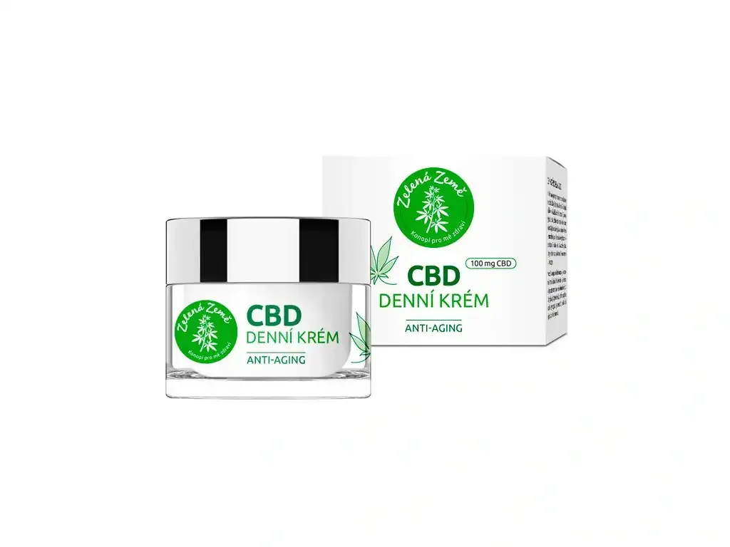 CBD day cream Zelená Země, Anti-Aging 50ml