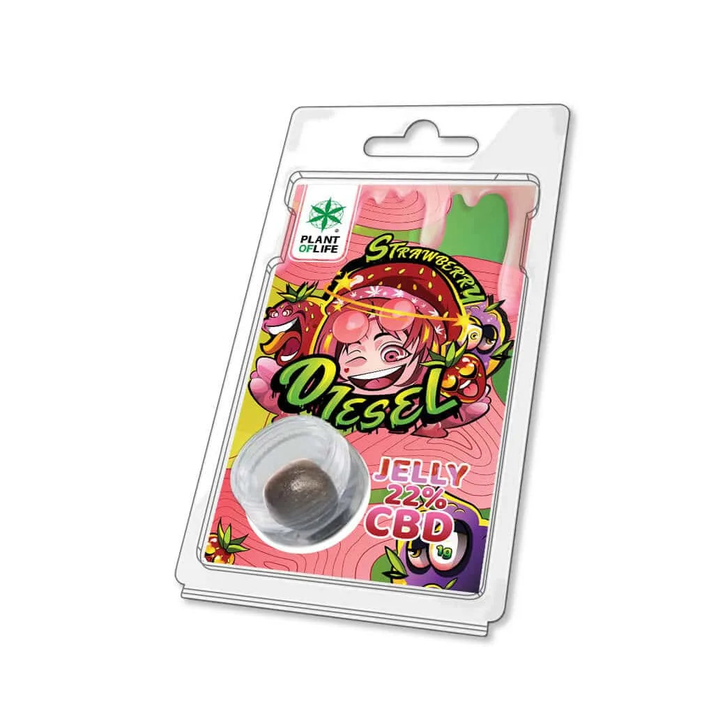 CBD Jelly Strawberry Diesel, Plant of Life 1g