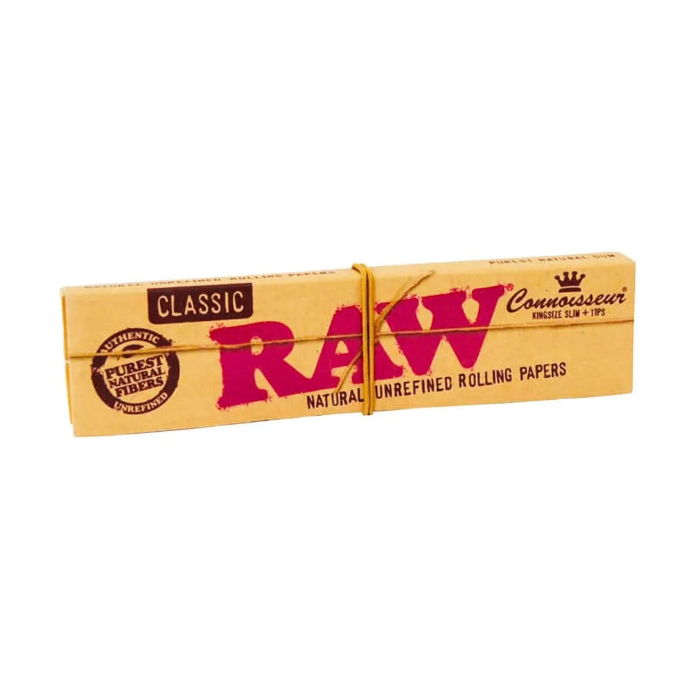RAW Connoisseur King Size slim papers + tips
