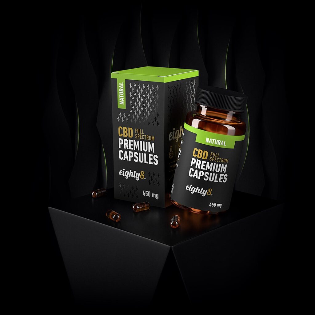 CBD and piperine capsules eighty8