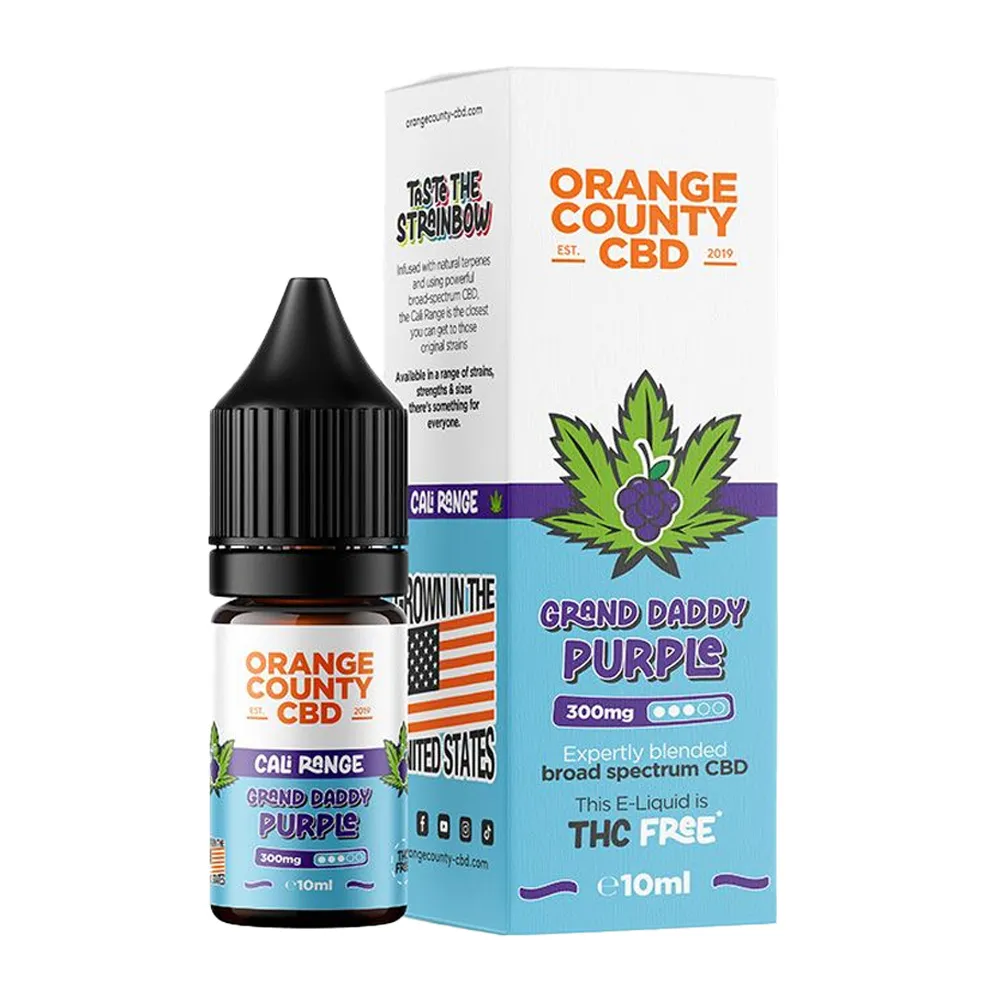 Grand Daddy Purple CBD liquid Orange County