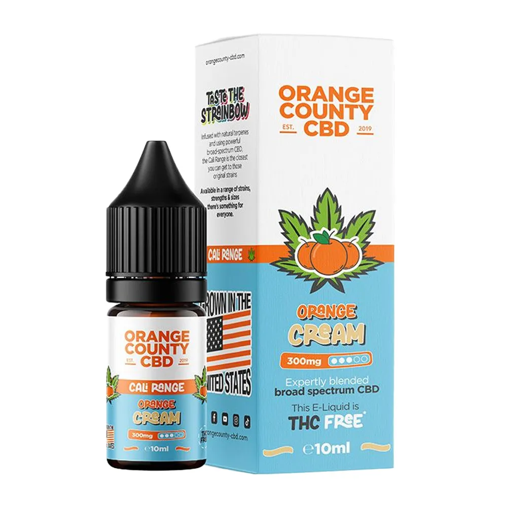 Orange Cream CBD liquid Orange County