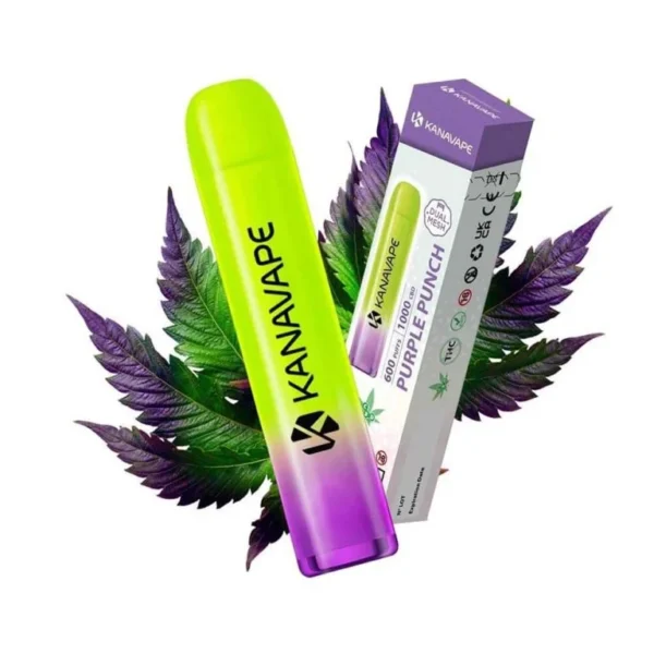 Disposable CBD vape KanaVape 2ml purple punch