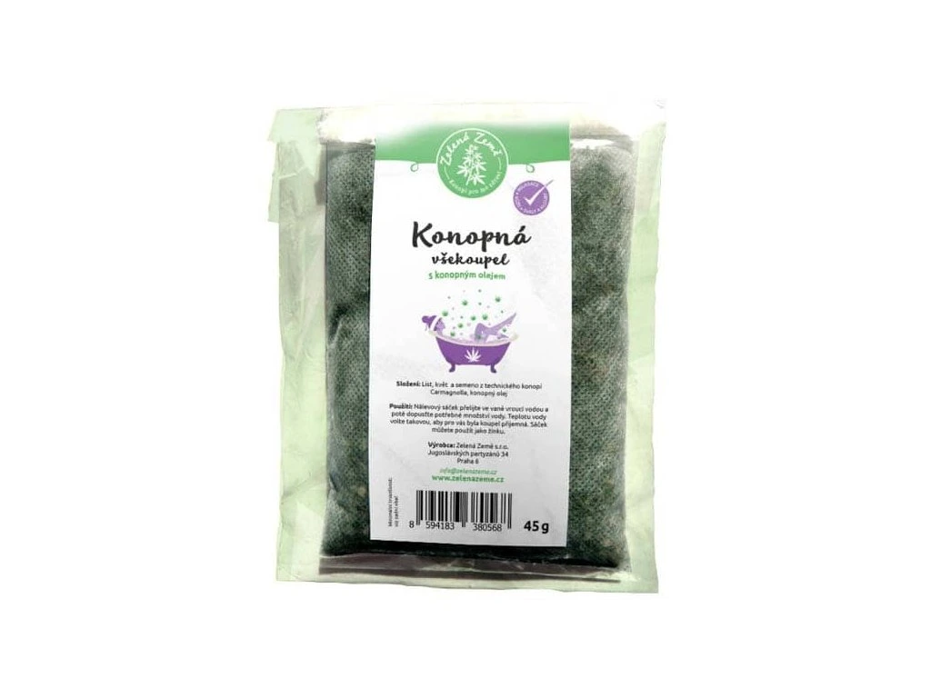 Hemp bath Zelená Země 45g