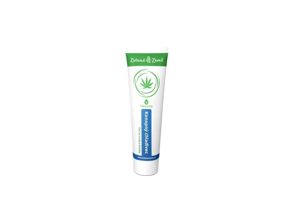 Hemp gel for muscles and joints, cooling Zelená Země 100ml