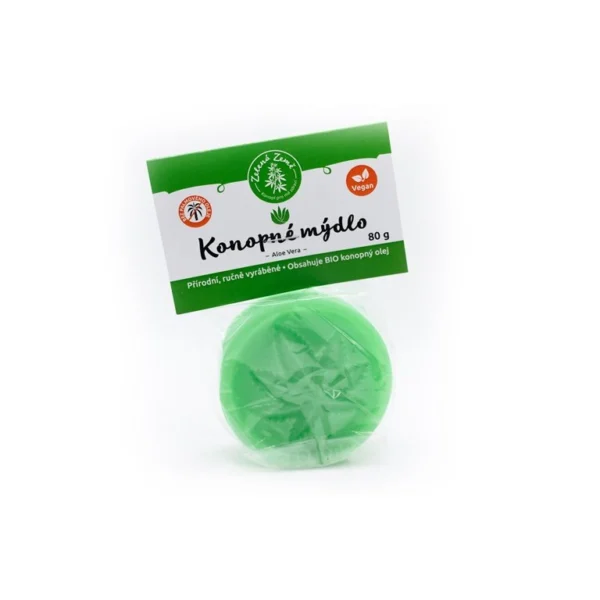 Hemp soap Aloe Vera Zelená Země 80g