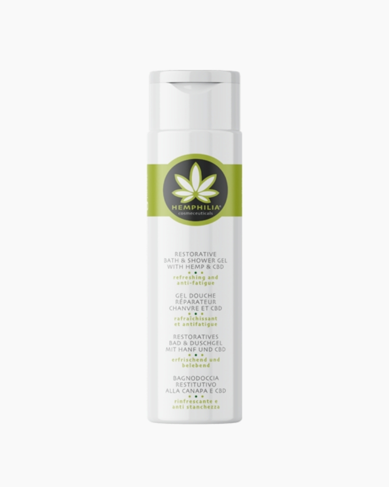 Restoratiove bath & SHOWER GEL with hemp & CBD Hemphilia 250ml