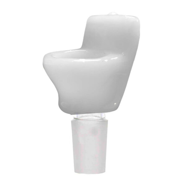 Toilet bong bowl White 18mm