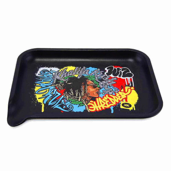 Wiz Khalifa rolling tray Santa Cruz 14x19cm