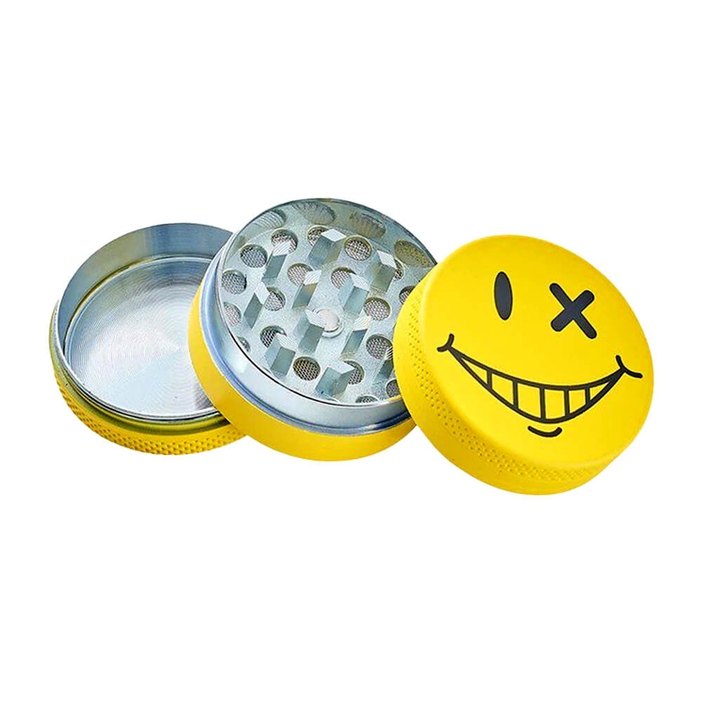 Yellow Face grinder, 3 parts CHAMP HIGH 40mm