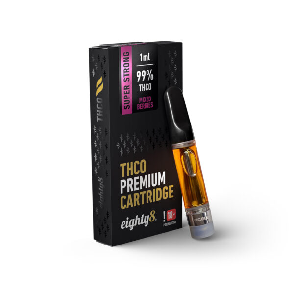 THCO cartridge MIXED BERRIES eighty8 1ml 99 %
