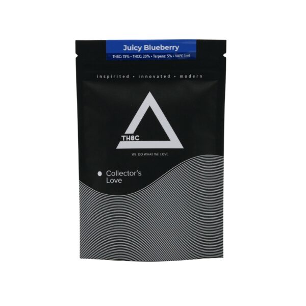 this TH8C + THCC vape pen contains a blend of hemp distillates with 75% TH8C and 20% THCC, infused with natural terpenes