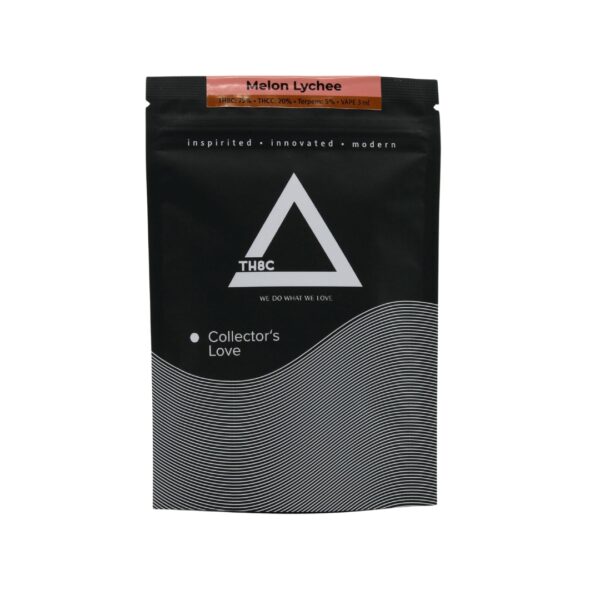 this TH8C + THCC vape pen contains a blend of hemp distillates with 75% TH8C and 20% THCC, infused with natural terpenes