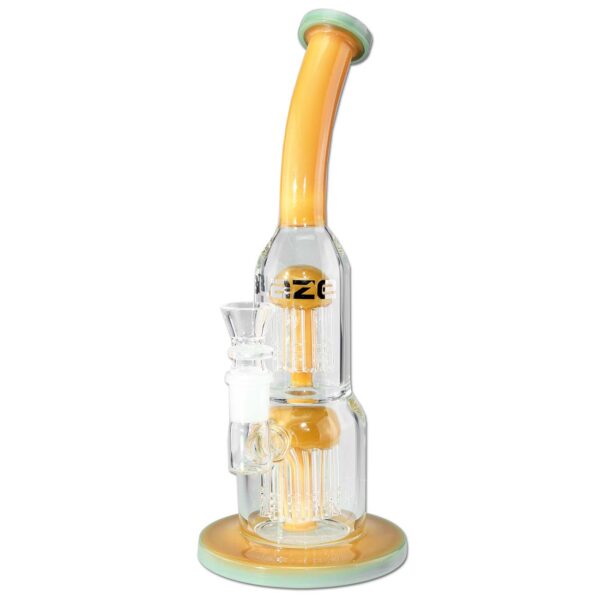 Glass bong 2x tree percolator BLAZE