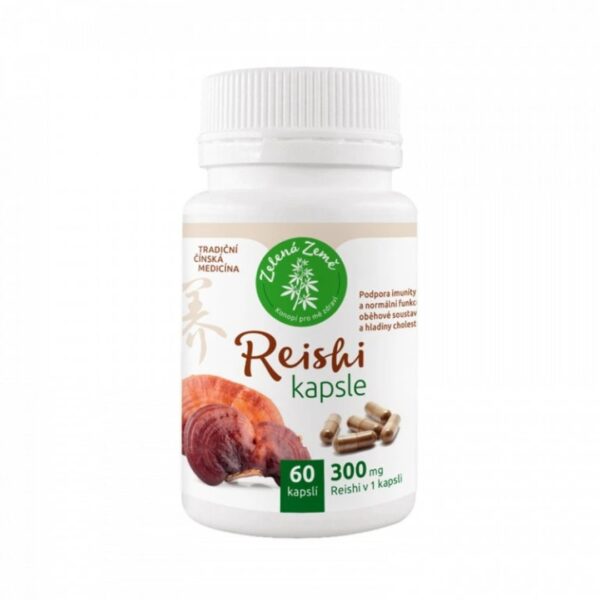 Zelená Země Reishi Capsules 60 pcs